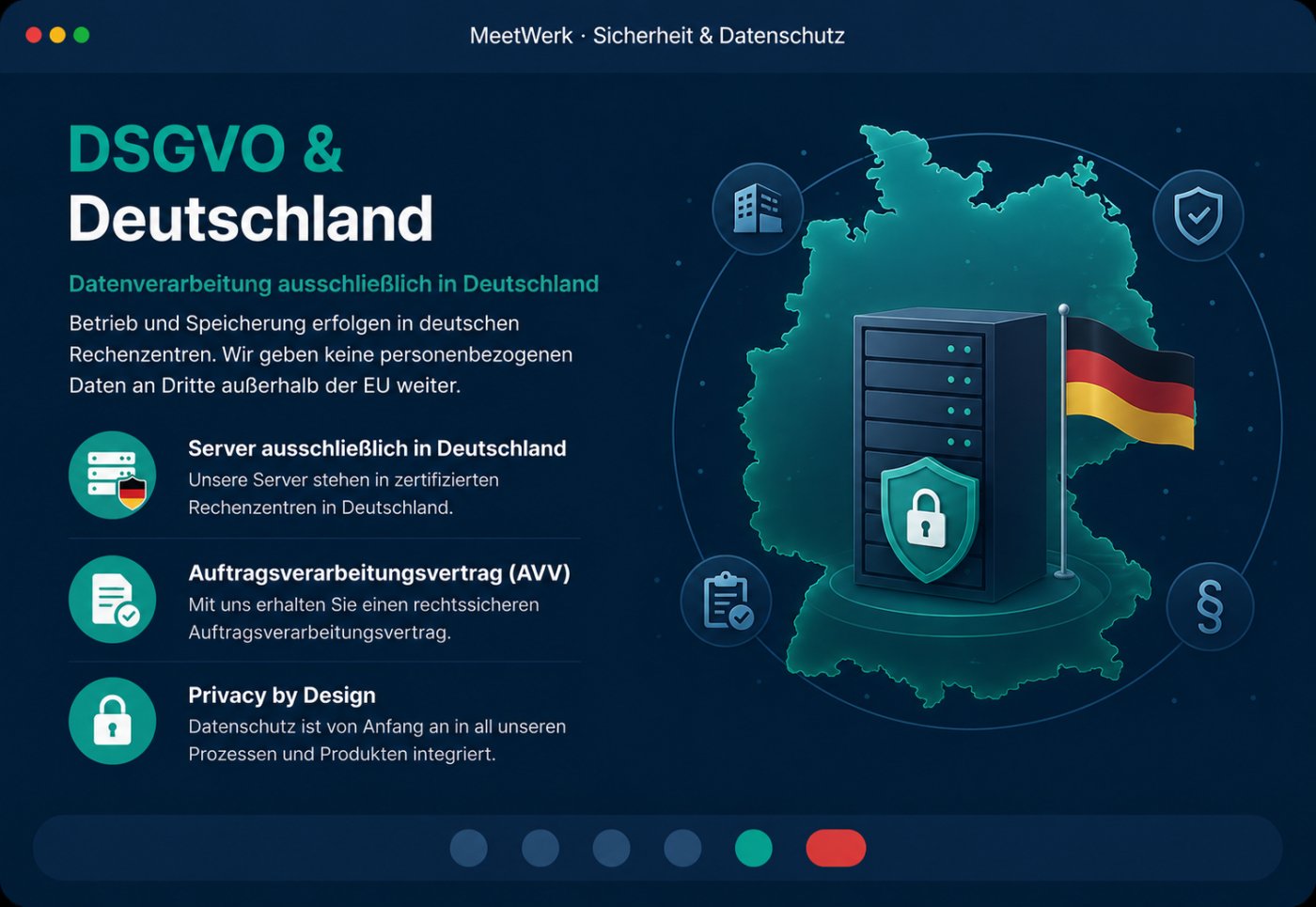 Datenverarbeitung ausschließlich in Deutschland